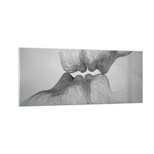 Quadro su vetro - Il bacio del vento - 100x40 cm