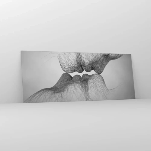 Quadro su vetro - Il bacio del vento - 100x40 cm