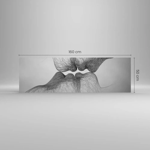 Quadro su vetro - Il bacio del vento - 160x50 cm