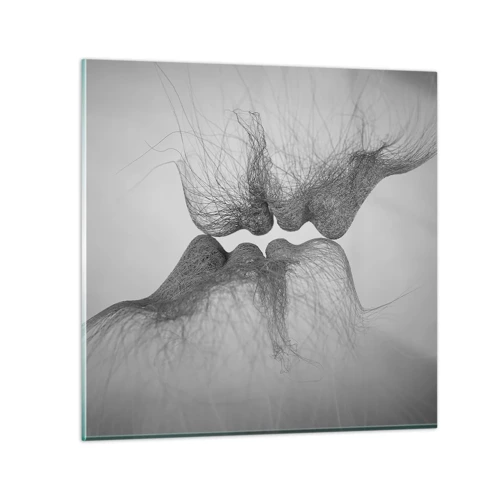 Quadro su vetro - Il bacio del vento - 40x40 cm