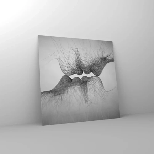 Quadro su vetro - Il bacio del vento - 60x60 cm