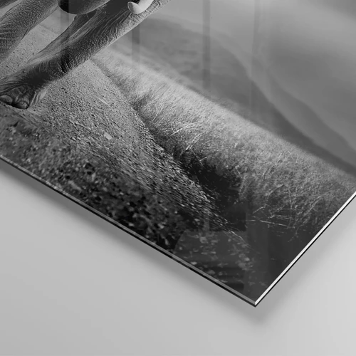 Quadro su vetro - Il padrone di casa dà il benvenuto - 80x120 cm