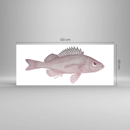 Quadro su vetro - Il pesce dagli occhi enormi - 120x50 cm