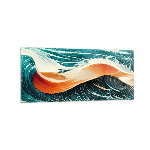 Quadro su vetro - Il sogno del surfista - 120x50 cm