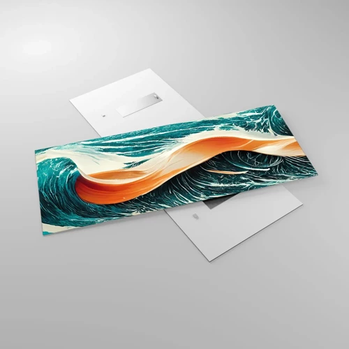 Quadro su vetro - Il sogno del surfista - 120x50 cm