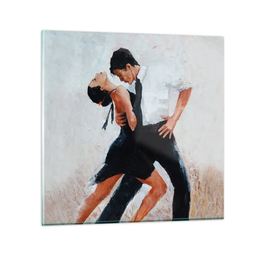 Quadro su vetro - Il tango dei miei sogni - 40x40 cm