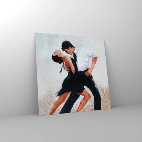 Quadro su vetro - Il tango dei miei sogni - 70x70 cm