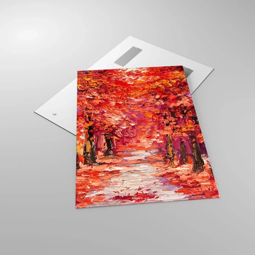 Quadro su vetro - Impressione d'autunno - 70x100 cm