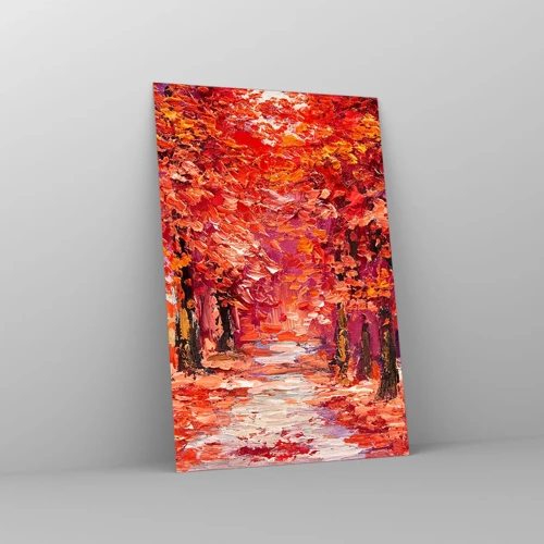 Quadro su vetro - Impressione d'autunno - 80x120 cm