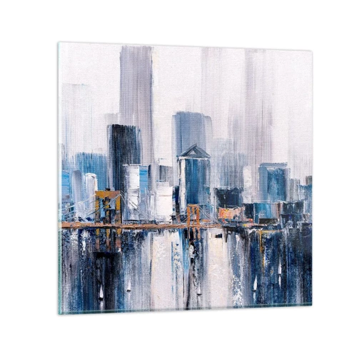 Quadro su vetro - Impressione di New York - 50x50 cm