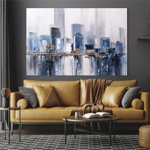 Quadro su vetro - Impressione di New York - 70x50 cm