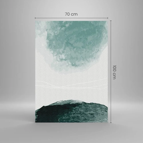 Quadro su vetro - Incontro con la nebbia - 70x100 cm