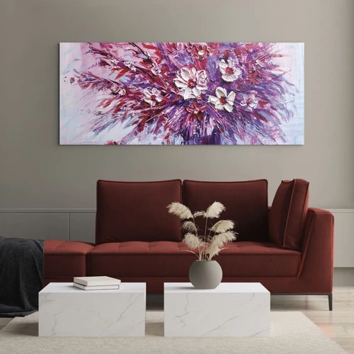 Quadro su vetro - Innocenza e passione - 100x40 cm