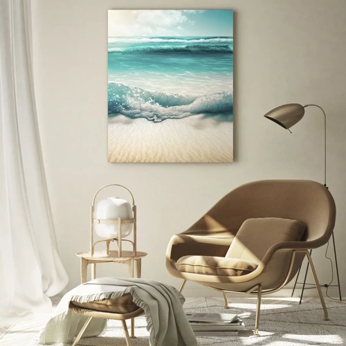 Quadro su vetro - La calma dell'oceano - 50x70 cm