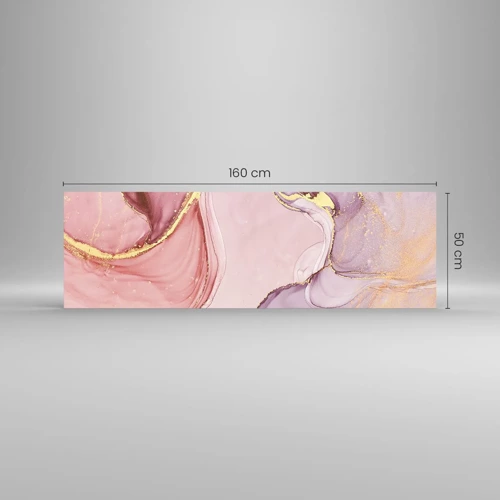 Quadro su vetro - La carezza dei colori - 160x50 cm