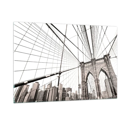 Quadro su vetro - La cattedrale di New York - 120x80 cm