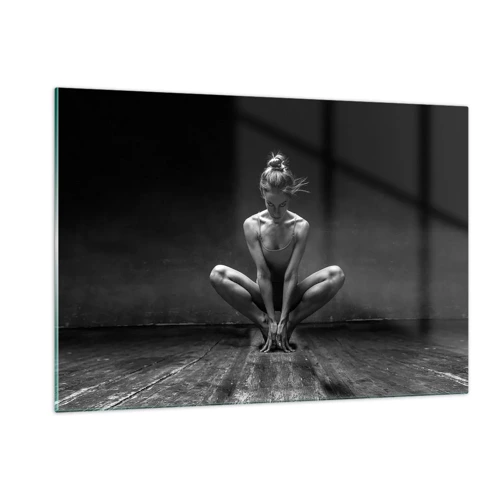 Quadro su vetro - La concentrazione dell'energia della danza - 120x80 cm