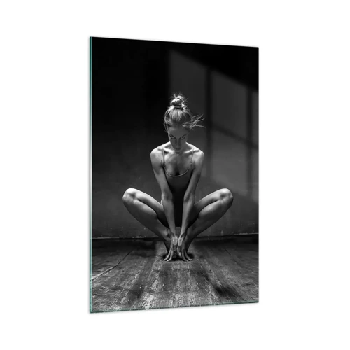 Quadro su vetro - La concentrazione dell'energia della danza - 80x120 cm
