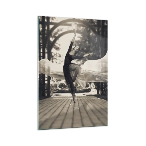 Quadro su vetro - La danza dello spirito del giardino - 70x100 cm