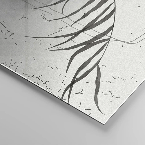 Quadro su vetro - La delicata esoticità della natura - 100x40 cm