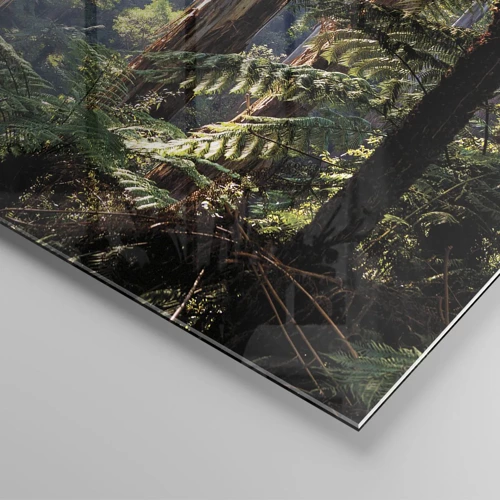 Quadro su vetro - La favola del bosco - 100x70 cm
