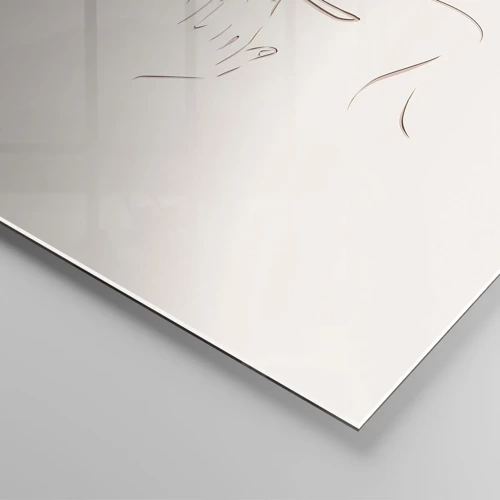 Quadro su vetro - La forma del desiderio - 120x50 cm