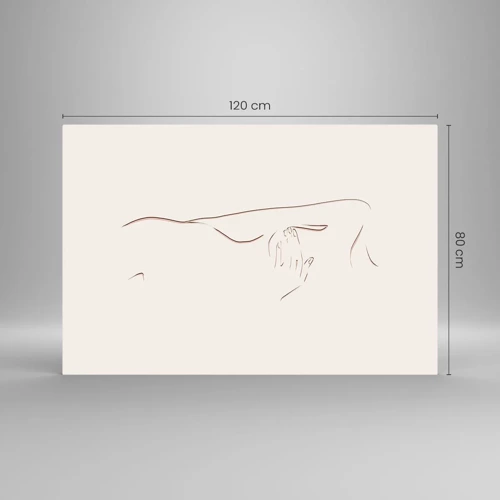 Quadro su vetro - La forma del desiderio - 120x80 cm