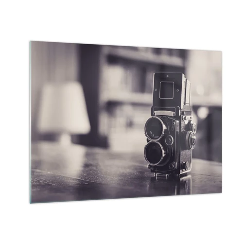 Quadro su vetro - La magia delle vecchie fotografie - 70x50 cm