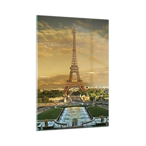 Quadro su vetro - La regina di Parigi - 50x70 cm