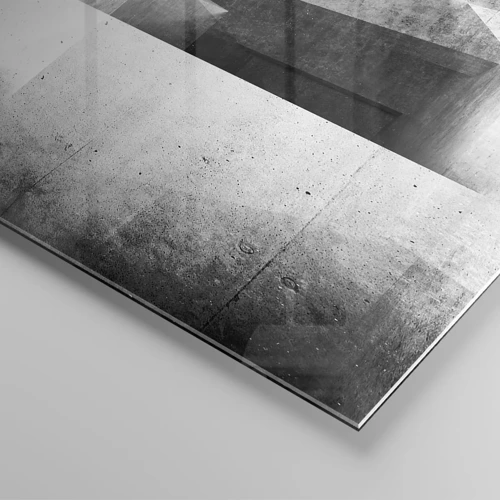 Quadro su vetro - La struttura dello spazio - 100x40 cm