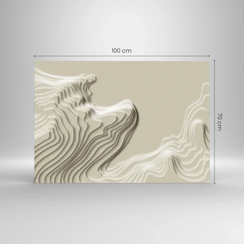 Quadro su vetro - La topografia dell'arte - 100x70 cm