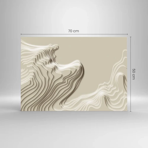 Quadro su vetro - La topografia dell'arte - 70x50 cm
