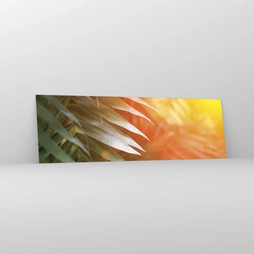 Quadro su vetro - L'alba nella giungla - 160x50 cm