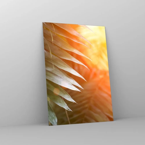 Quadro su vetro - L'alba nella giungla - 70x100 cm