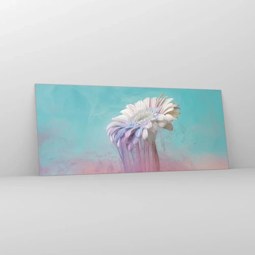 Quadro su vetro - L'aldilà dei fiori - 120x50 cm