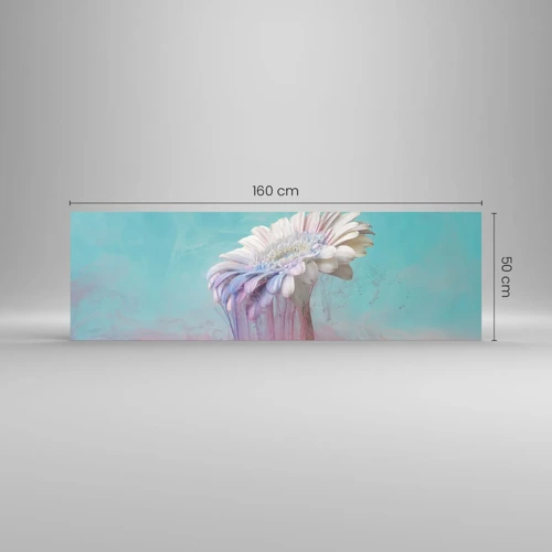 Quadro su vetro - L'aldilà dei fiori - 160x50 cm