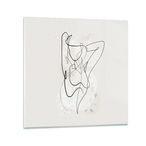 Quadro su vetro - L'arte della seduzione - 30x30 cm