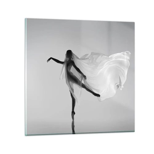 Quadro su vetro - Leggerezza ed eleganza - 30x30 cm