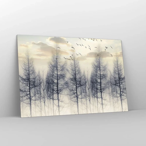 Quadro su vetro - Lo spirito della foresta - 120x80 cm