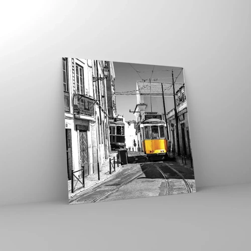Quadro su vetro - Lo spirito di Lisbona - 40x40 cm