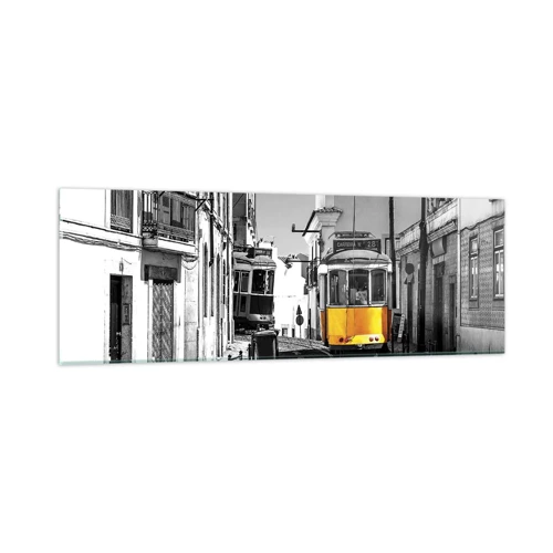 Quadro su vetro - Lo spirito di Lisbona - 90x30 cm