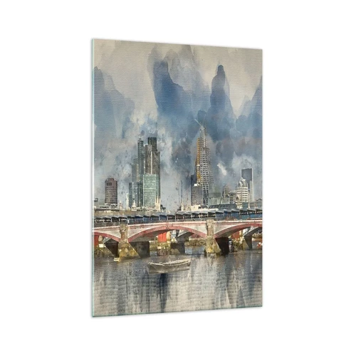 Quadro su vetro - Londra in tutta la sua bellezza - 70x100 cm