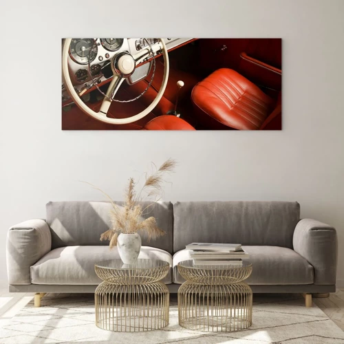 Quadro su vetro - Lusso in stile vintage - 100x40 cm