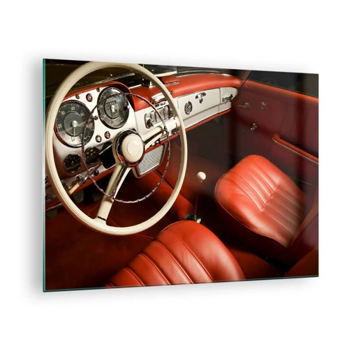 Quadro su vetro - Lusso in stile vintage - 70x50 cm