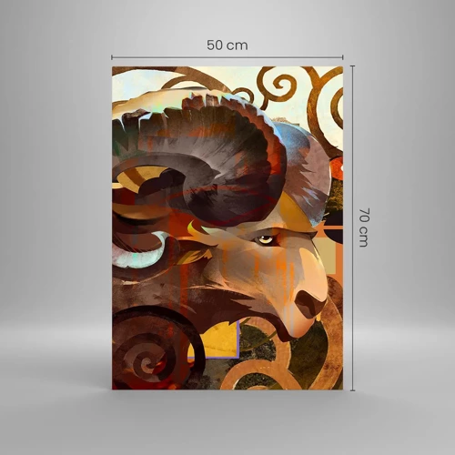 Quadro su vetro - Magie - religioni - riti - 50x70 cm