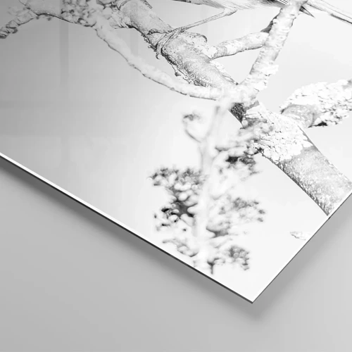 Quadro su vetro - Mattino invernale - 70x70 cm