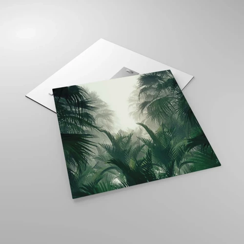 Quadro su vetro - Mistero dei tropici - 50x50 cm