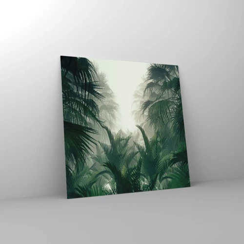 Quadro su vetro - Mistero dei tropici - 60x60 cm