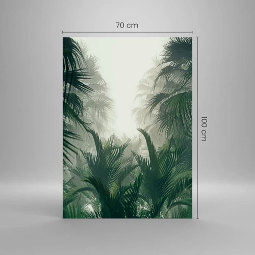 Quadro su vetro - Mistero dei tropici - 70x100 cm