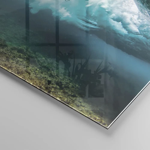 Quadro su vetro - Mondo subacqueo - 120x80 cm